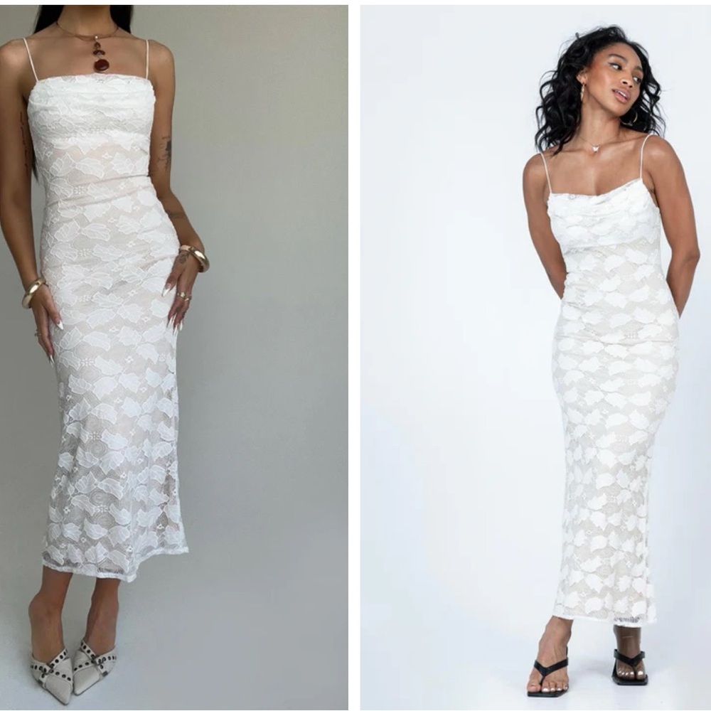 AZRA MAXI DRESS WHITE